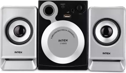 Intex IT 890 16 W Portable Laptop/Desktop Speaker (Black-Grey, 2.1 Channel) Intex IT 890 16 W Portable Laptop/Desktop Speaker (Black-Grey, 2.1 Channel)